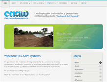 Tablet Screenshot of caawsystems.com